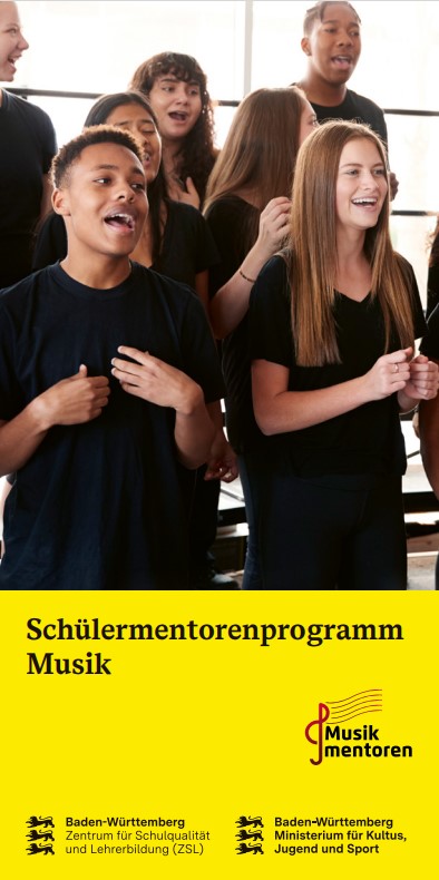 Flyer Schülermentoren Musik